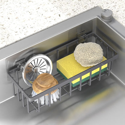 Portable Dish Washing Cloth Rack Kitchen Sink Drain Shelf Soap Sponge Holder Organizer 5