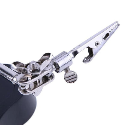 Desktop Magnifier With LED Lights And Adjustable Holder  Third Hand Soldering Tool 3