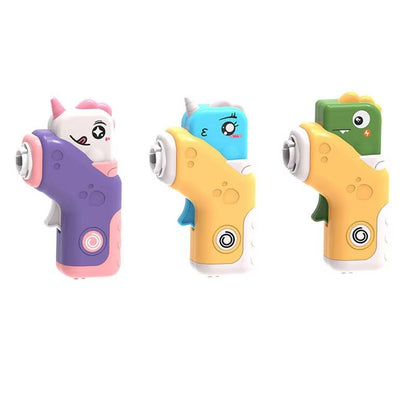2in1 Flying Disc  Dinosaur Air Rocket Launcher For Kids 4