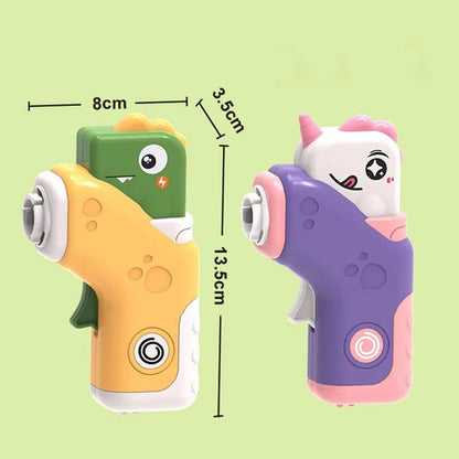 2in1 Flying Disc  Dinosaur Air Rocket Launcher For Kids 5