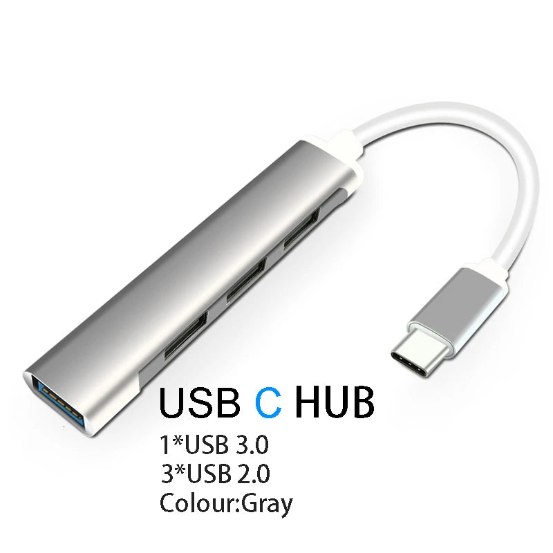 Laptop Adapter with USB Hub, HDMI, TF/SD Card, PD Charge Dock Station & Type-C Splitter