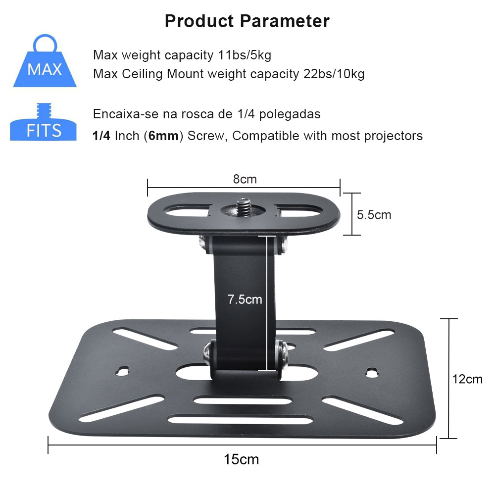 Adjustable Desktop Projector Stand Removable Mobile Projector Mount Universal Bracket Holder For St 3