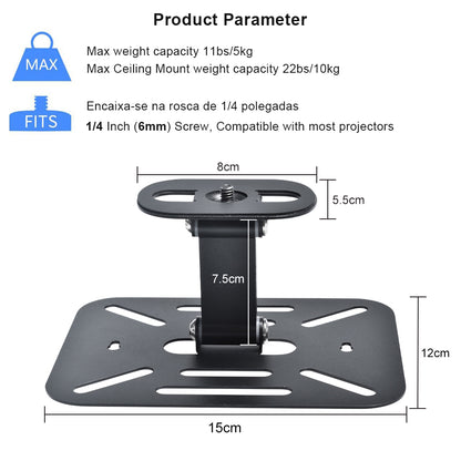 Adjustable Desktop Projector Stand Removable Mobile Projector Mount Universal Bracket Holder For St 3