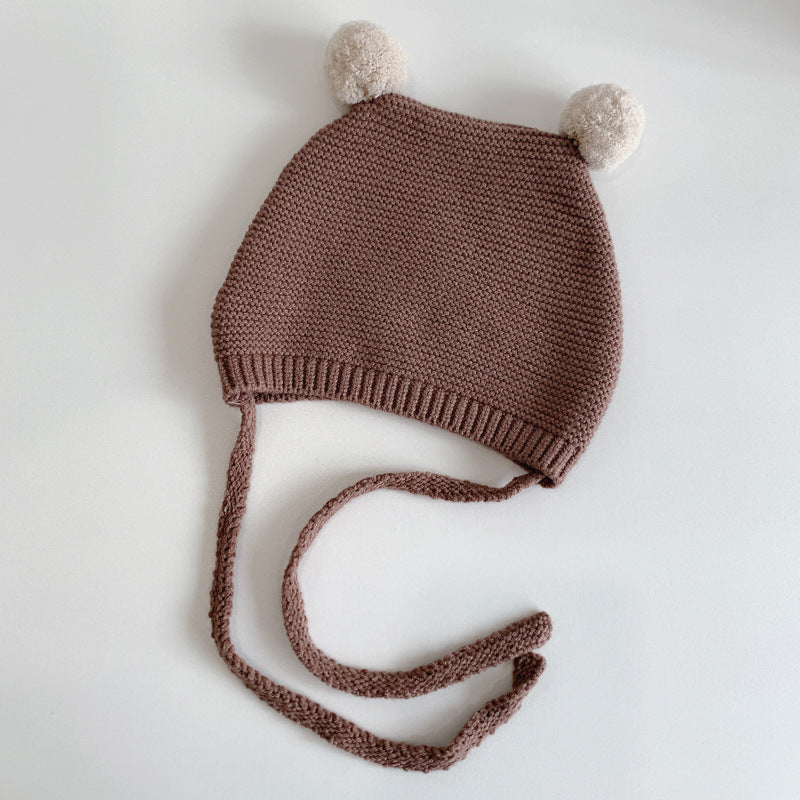 Cute Wool Hat Baby Accessories For Boys Girls Newborn Baby Hat 2