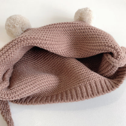 Cute Wool Hat Baby Accessories For Boys Girls Newborn Baby Hat 4