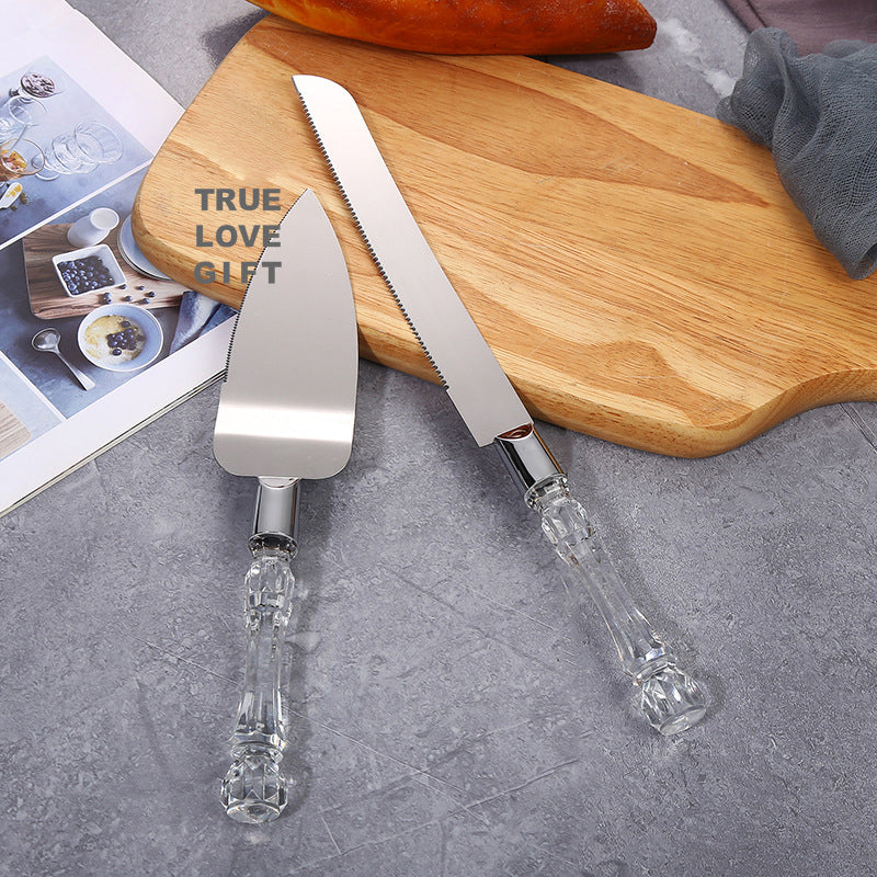 Stainless Steel Cake Shovel Set Pie Spatula  Cutter For Weddings Birthdays Anniversaries And Partie 1