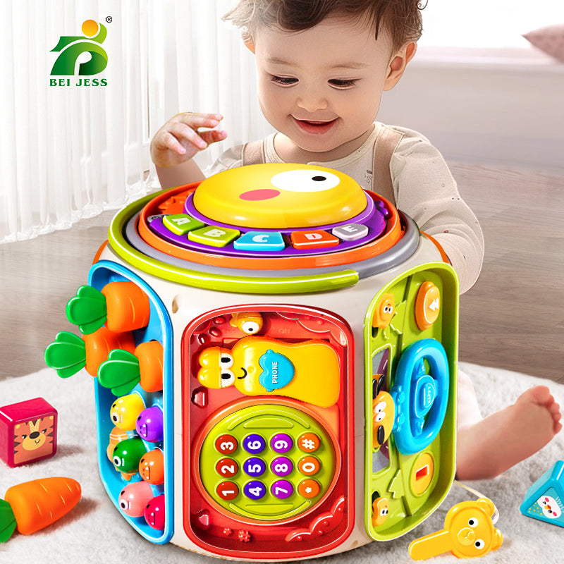 Children's Music Baby Cell Phone Toy, Mobile Speaker with Light, Educational Development Toy for 12 Months Kids Gifts