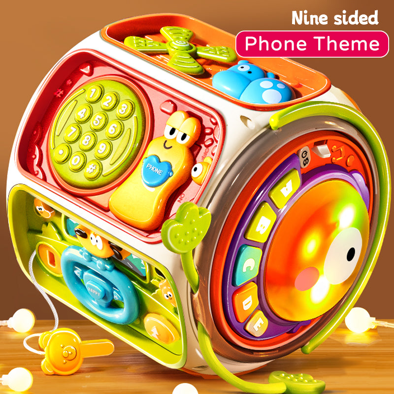 Children's Music Baby Cell Phone Toy, Mobile Speaker with Light, Educational Development Toy for 12 Months Kids Gifts