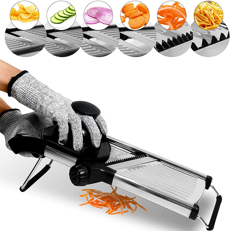 Adjustable Mandoline Stainless Steel Vegetable Slicer Chopper Cutter For Potato Tomato Onion Carrot 9
