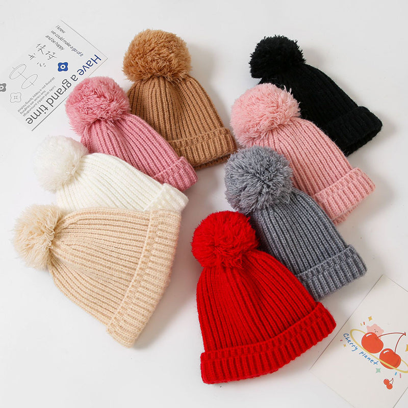 Warm Autumn Winter Baby Hat Cute Beanie Cap For Newborn Boys Girls 3