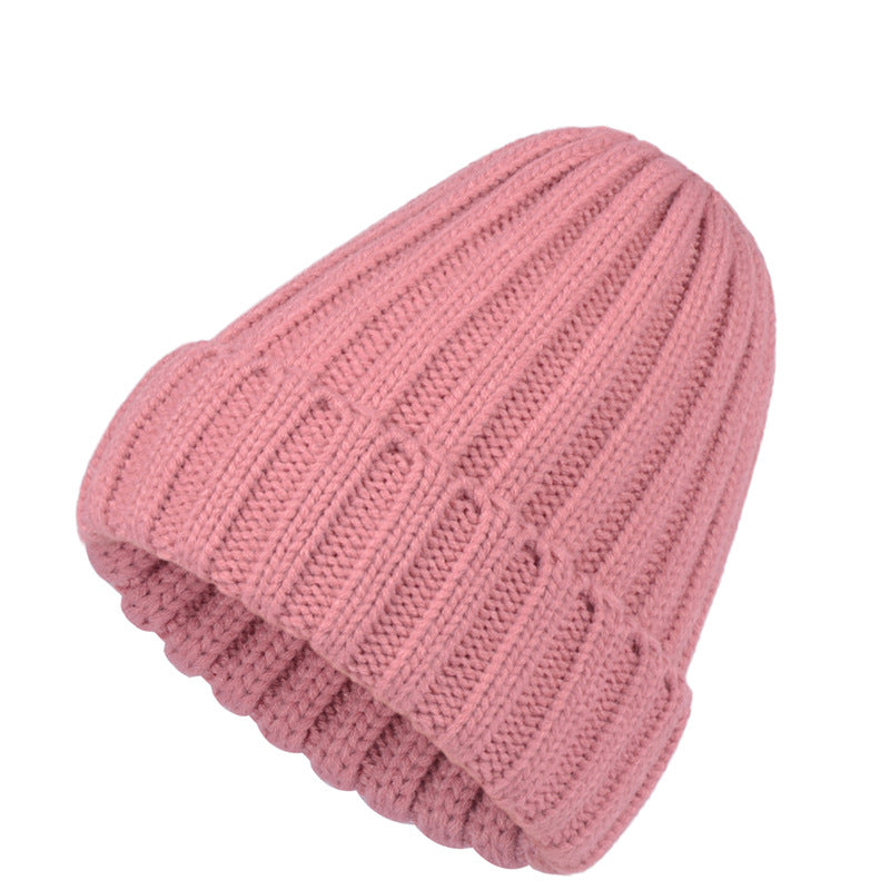 Unisex Winter Beanie New Crochet Hat For Men Women Boys Girls Solid Color Knitted Beanies Autumn Ac 12