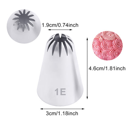 Cake Decorating Tools Stainless Steel Piping Nozzles Cream Nozzles Pastry Accessories 7