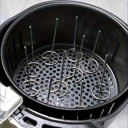 Air Fryer Oven Vertical Grill Skewer Grill Stainless Steel Needle