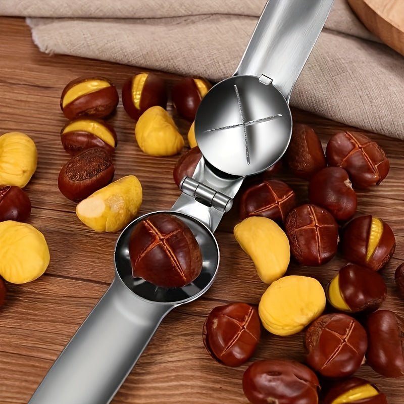 Chestnut Opener Machine Walnut Pliers Cutter Kitchen Nut Cracker 3