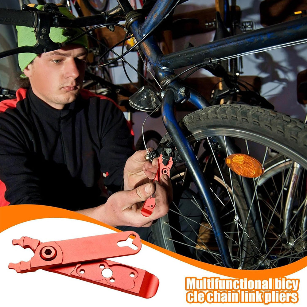 Bicycle Missing Link Plier, Valve Tool with Master Bicycle Master link Plier Valve Tool Multifunction Tool