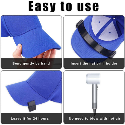 2PC Hat Brim Bender No Steaming Required Curving Tool For Baseball Caps 1