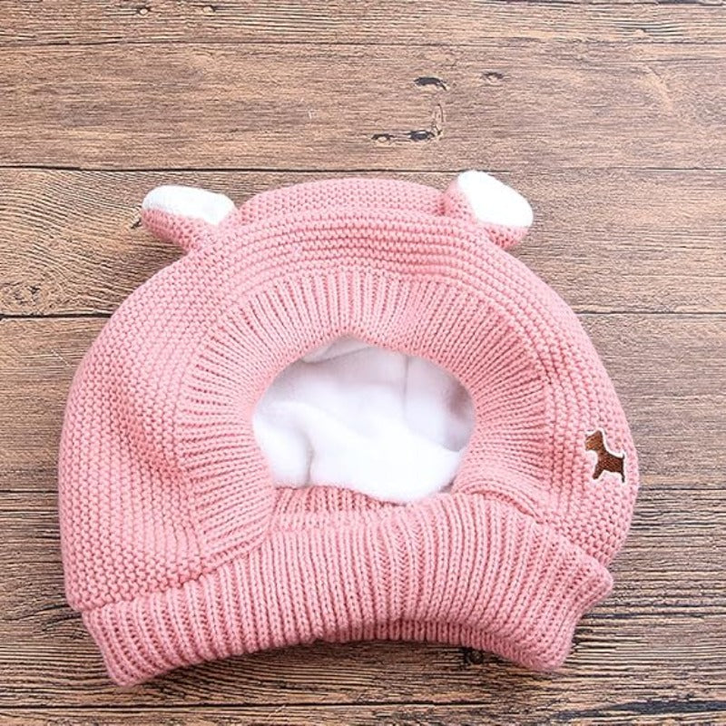 Thick Ear Protection Hat Cute Baby Winter Hat Plush Knitted 4
