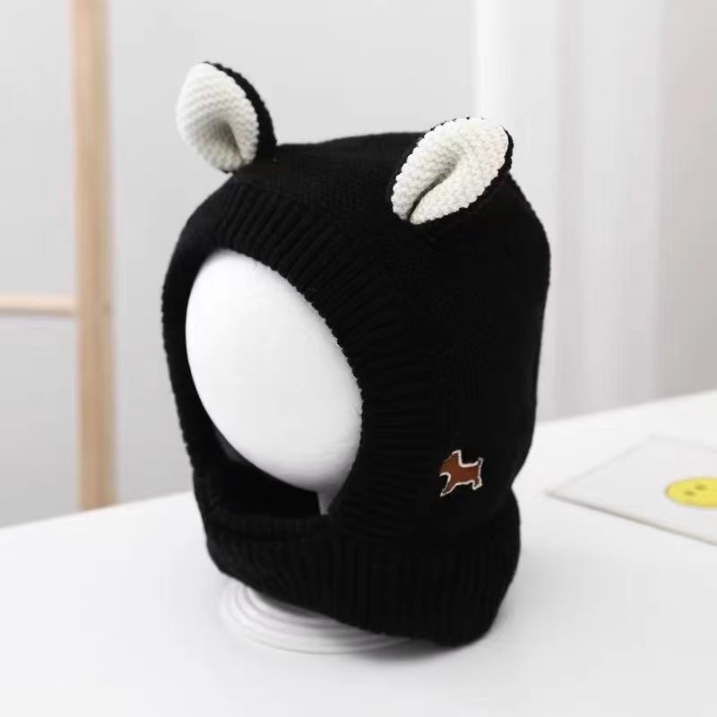 Thick Ear Protection Hat Cute Baby Winter Hat Plush Knitted 10
