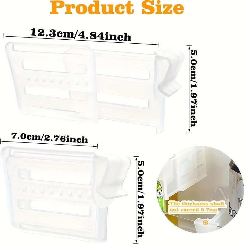 Adjustable Refrigerator Space Divider Expandable Drink And Sauce Organiser Maximise Fridge Storage  2