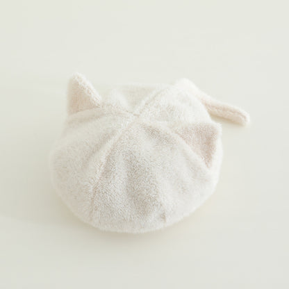 Knitted Beanies For Toddler Children Cute Cartoon Cat Baby Boys Hats 3