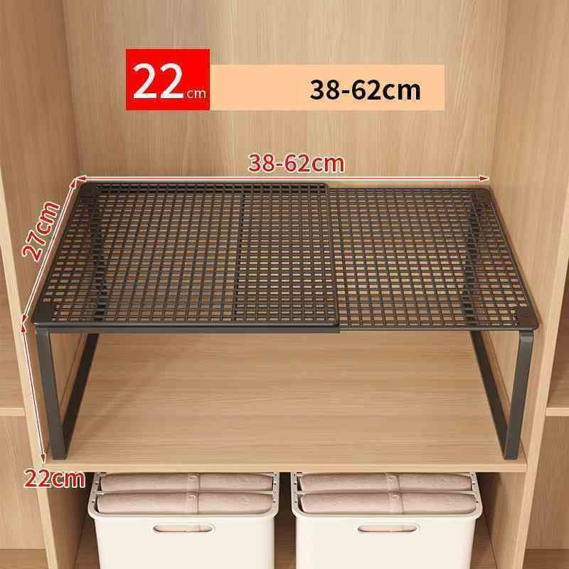 Stackable Shoe Cabinet Largecapacity Wardrobe Organizer Scalable Layered Partition Board Shelf 7