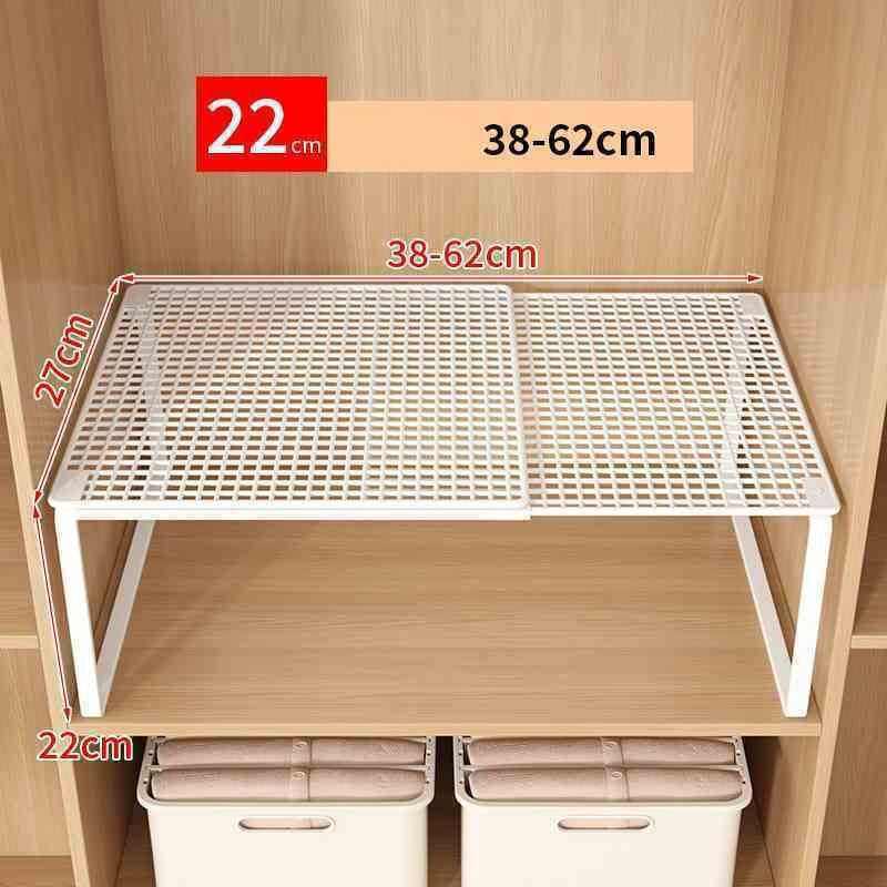 Stackable Shoe Cabinet Largecapacity Wardrobe Organizer Scalable Layered Partition Board Shelf 9