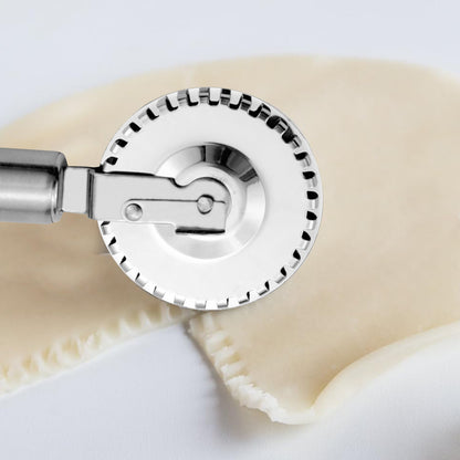 Stainless Steel Pastry Roller And Lace Cutting Knife Edge Sealing Embossing Tool For Pie And Dumpli 2