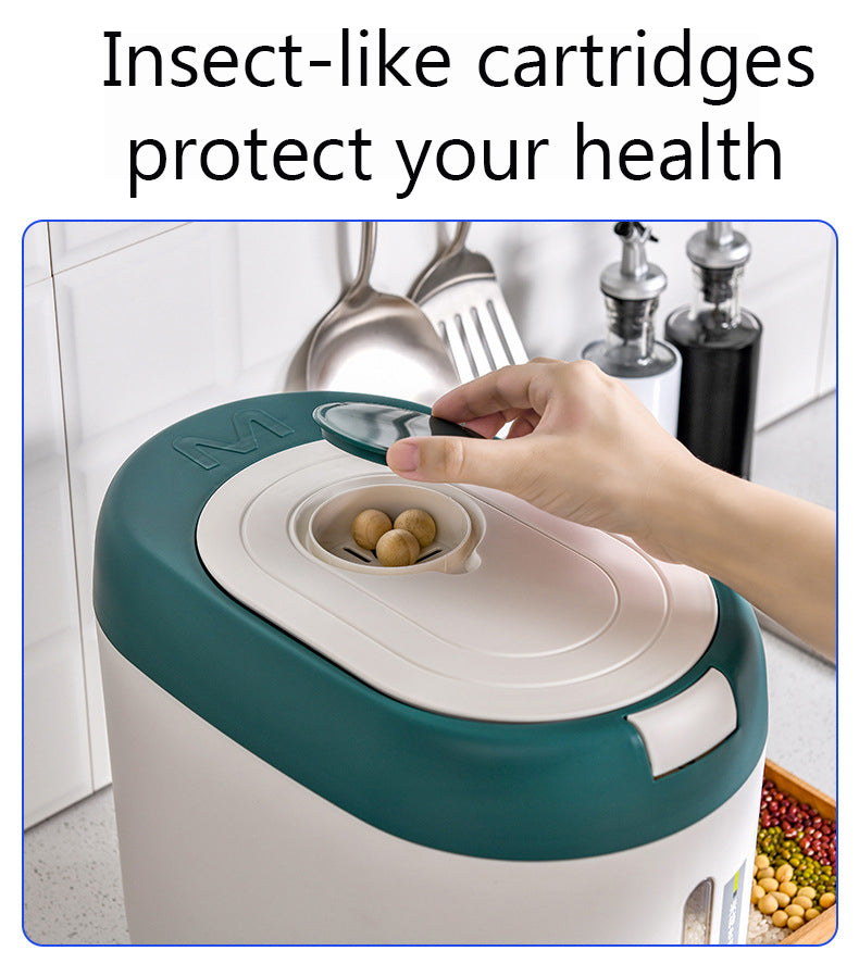 Rice Dispenser Kitchen Organizer Storage Container Cereal Box Home Storage Kitchen Food Storage Con