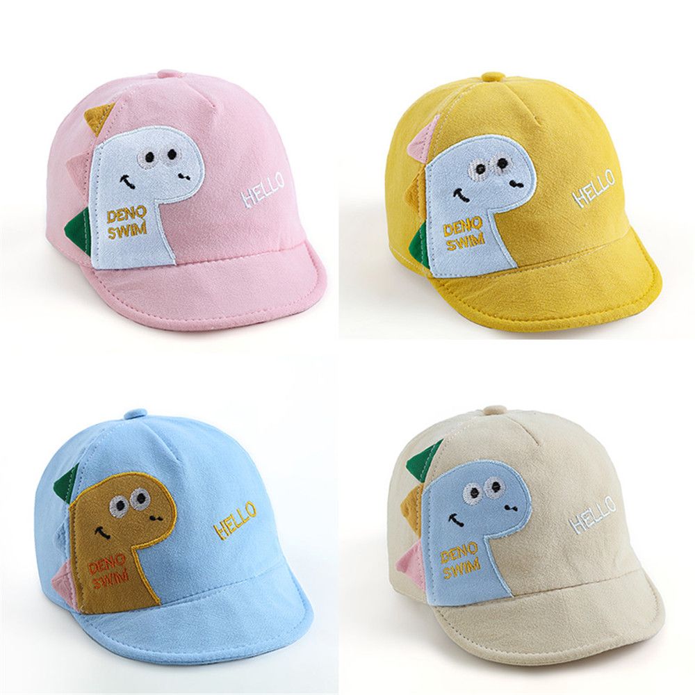 Dinosaur Baby Baseball Cap Kids Boys Girls Sun Hat Outdoor Toddler