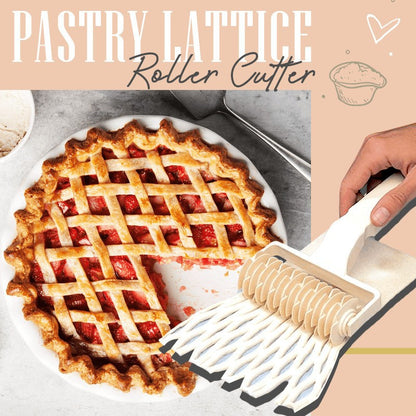 Pie Pizza Cutter, Selection High Quality Pastry Bakeware Embossing Dough Roller, Lattice Cake Tools Plastic Baking Tool