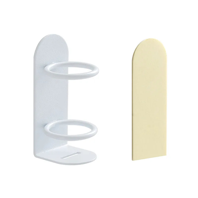 Wall-Mounted Electric Toothbrush Holder, Punch-Free Razor Holder, Bathroom Organizer Shelf