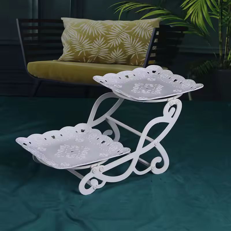 Modern 3Tier Plastic Dessert Display Stand  Elegant Cake  Fruit Tray For Parties 7
