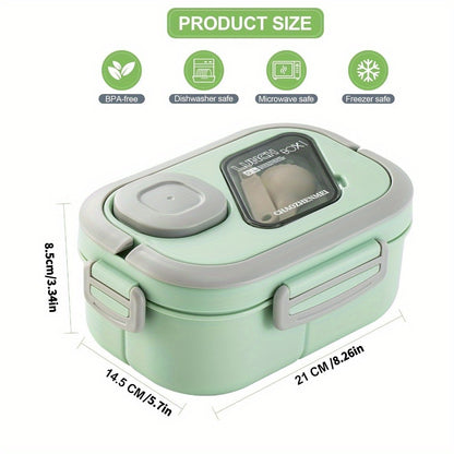 Convenient Insulated Lunch Box Oval Sealed Freshkeeping Box For Adults 3