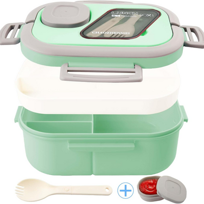 Convenient Insulated Lunch Box Oval Sealed Freshkeeping Box For Adults 7