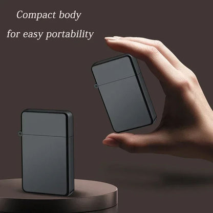 Windproof Metal Lighter With Dragon Embossed Design  Waterproof Direct Flame Elegant Smoking Access 3