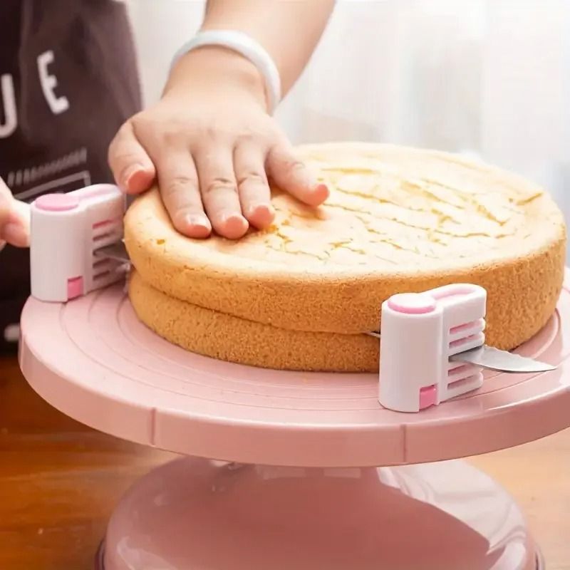 Professional Adjustable Cake Slicer  5Layer Leveler For Even Cake Cutting 2