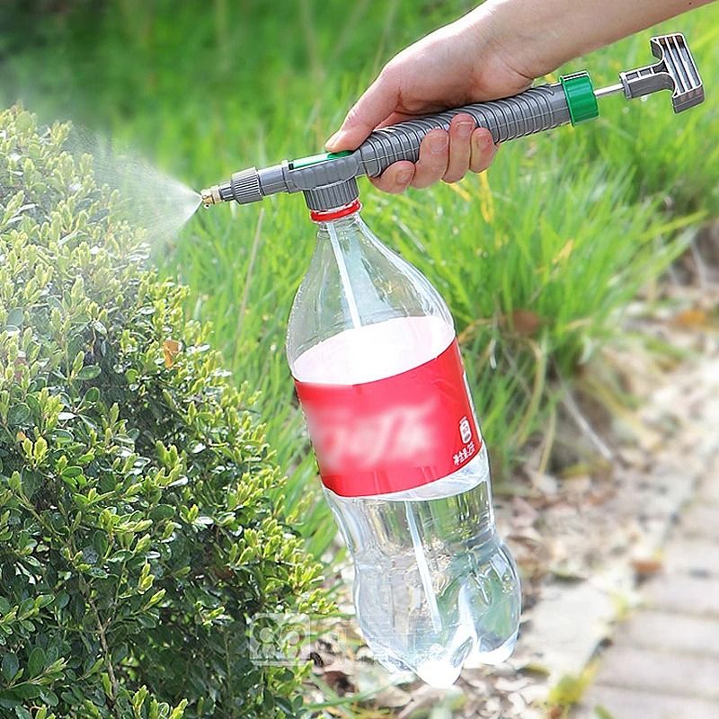 High Pressure Manual Bottle Sprayer  Adjustable Nozzle For Garden Watering And Cleaning 2