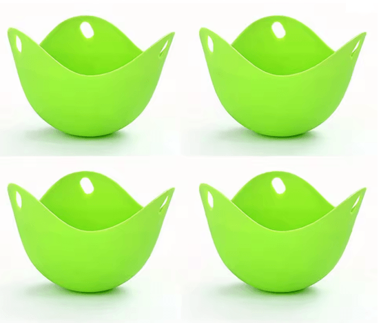 Silicone Egg Poacher Cups For Easy Microwave And Stovetop Cooking 4