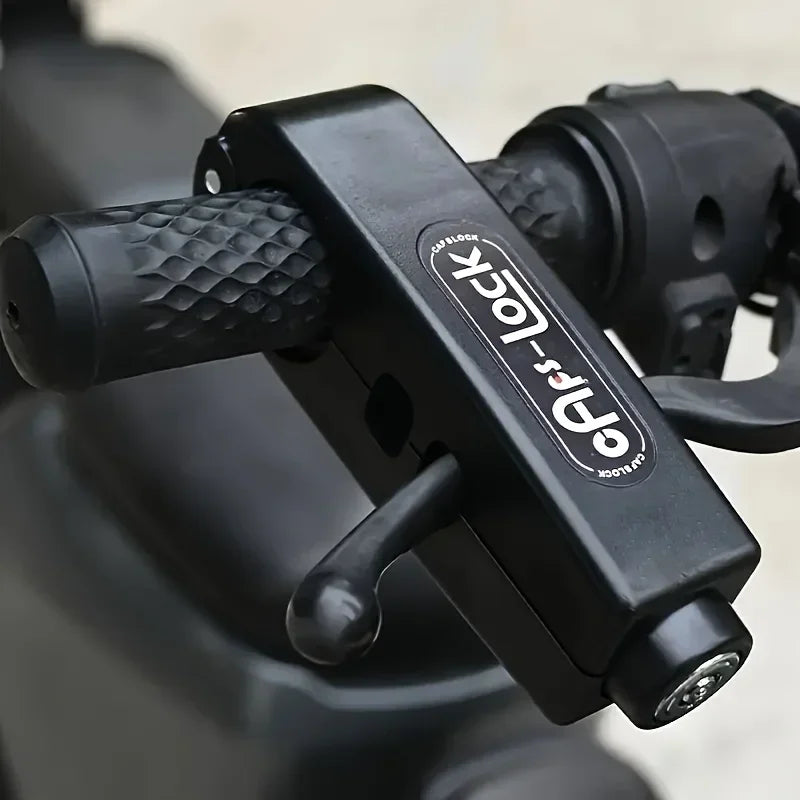 Mini Electric Vehicle Bike Anti-Theft Lock Set, Bicycle Brake Handlebar Grip, Cycling Horn Throttle Lock for Scooter