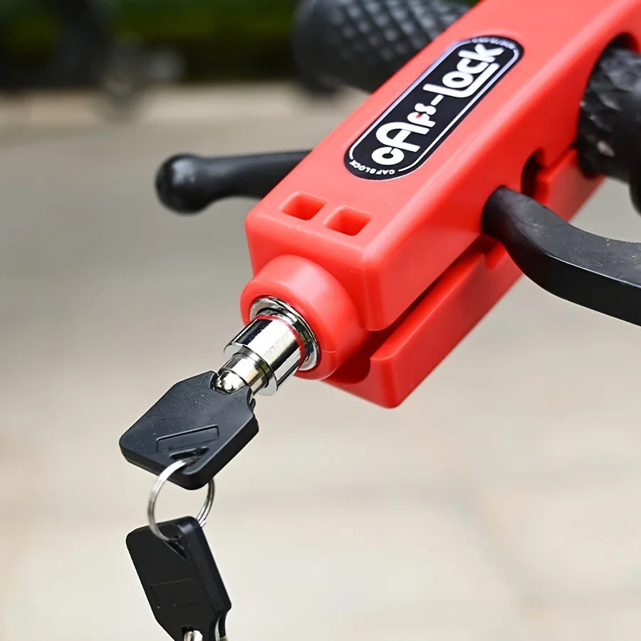 Mini Electric Vehicle Bike Anti-Theft Lock Set, Bicycle Brake Handlebar Grip, Cycling Horn Throttle Lock for Scooter