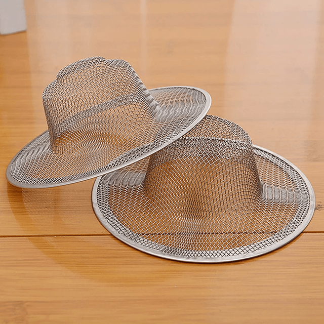 Stainless Steel Drain Strainer For Shower And Sink Hair Catching 2