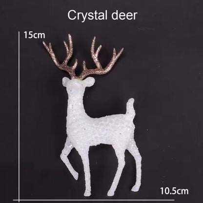 Elegant Gold Deer Statue  Luxury Reindeer Figurines For Living Room  Christmas Decor 3