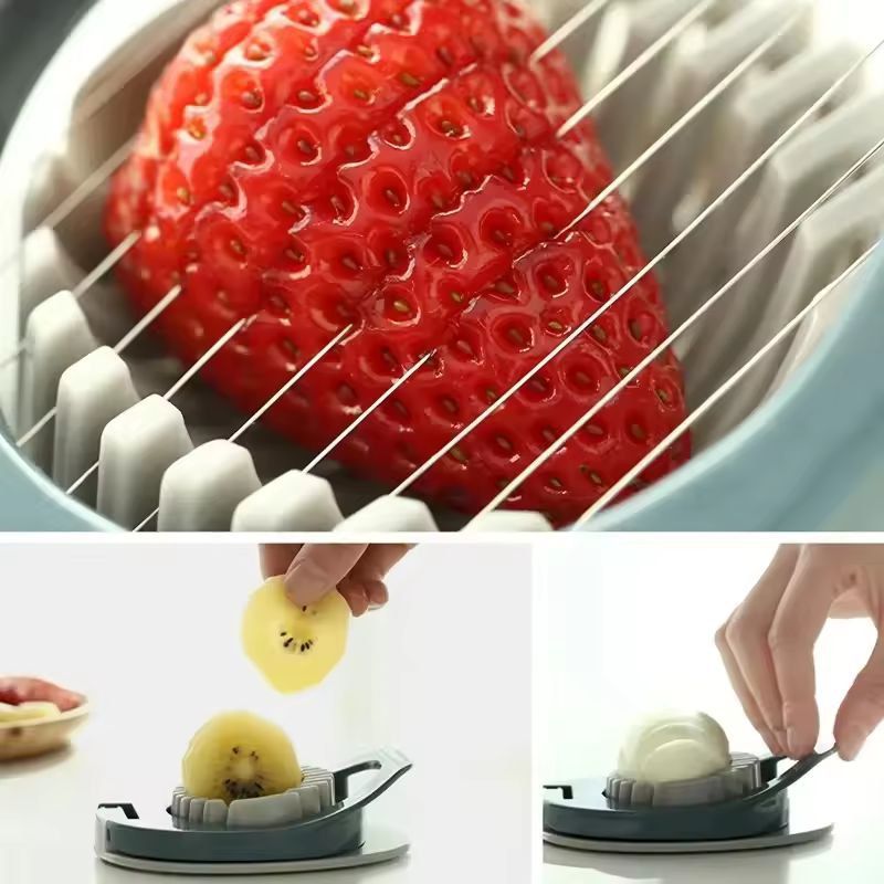 PerfectSlice Multipurpose Stainless Steel Egg  Fruit Slicer 3