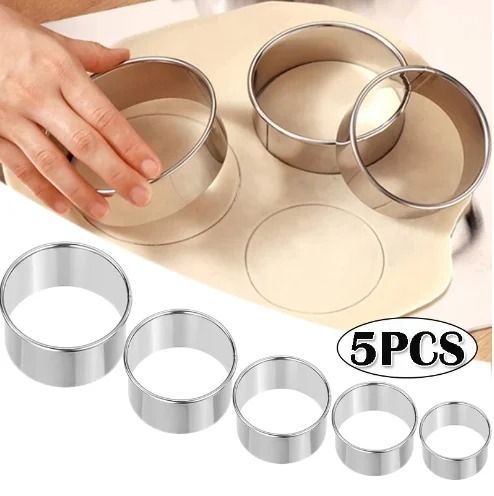 Stainless Steel Biscuit and Pastry Cutting Mold Set for Baking