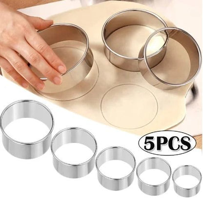 Stainless Steel Biscuit and Pastry Cutting Mold Set for Baking