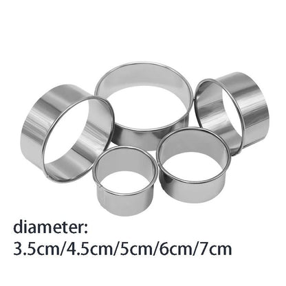 Stainless Steel Biscuit And Pastry Cutting Mold Set For Baking 6