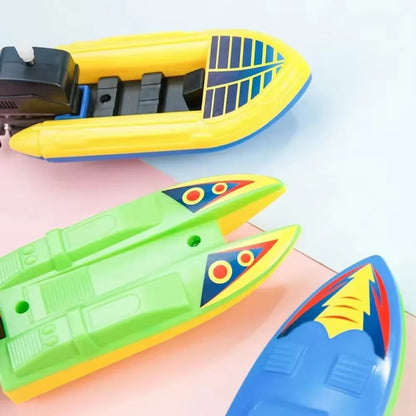 Wind Up Speed Boat Bath Toy For Kids 4