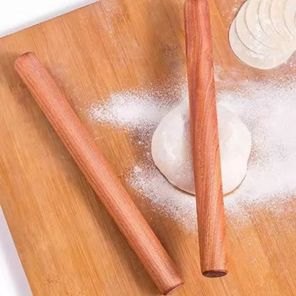 HeritageCraft Solid Wood Rolling Pin  Natural Lacquerless Dough Roller For Pastry Dumplings  Noodle 3
