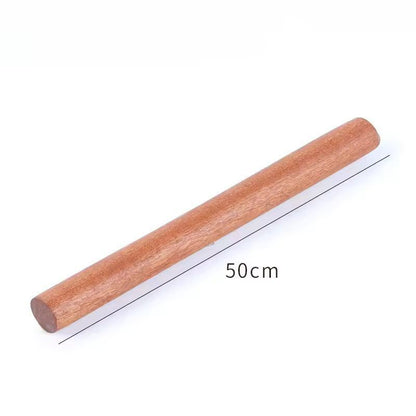 HeritageCraft Solid Wood Rolling Pin  Natural Lacquerless Dough Roller For Pastry Dumplings  Noodle 7