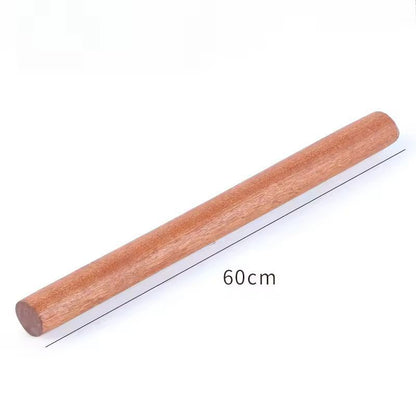 HeritageCraft Solid Wood Rolling Pin  Natural Lacquerless Dough Roller For Pastry Dumplings  Noodle 8